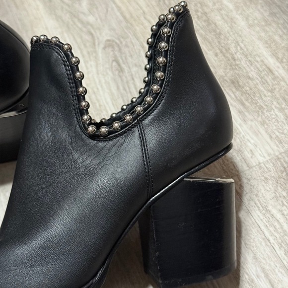 ALEXANDER WANG Gabi Cutout Leather‎ Booties size 5.5 - Picture 5 of 11